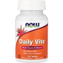 NOW Foods, „Daily Vits™“, multivitaminai ir mineralai, 100 tablečių