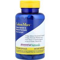 Advanced Naturals, „ColonMax™“, veiksminga žolelių ir mineralų formulė, 100 veganiškų kapsulių