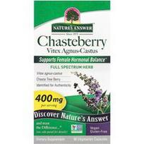 Nature's Answer, Chasteberry, Vitex Agnus-Castus, 400 mg, 90 vegetariškų kapsulių
