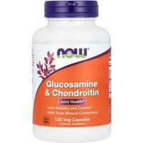 NOW Foods, Gliukozaminas ir chondroitinas, 120 daržovių kapsulių