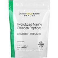 California Gold Nutrition, Hidrolizuoto jūrinio kolageno peptidai, be skonio, 200 g