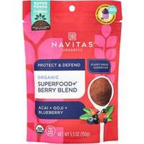 Navitas Organics, Ekologiškas Superfood+ ® uogų mišinys, 5.3 uncijos (150 g)