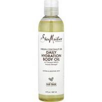 SheaMoisture, Grynas kokosų aliejus, kasdienis drėkinamasis kūno aliejus, 8 fl oz (237 ml)