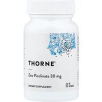 Thorne, Cinko pikolinatas, 30 mg, 60 kapsulių