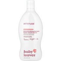 ATTITUDE, Baby Leaves®, kūdikių buteliukų indų ploviklis, bekvapis, 700 ml