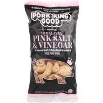 Pork King Good, Aromatizuoti Chicharrones, Himalajų rožinė druska ir actas, 1.75 uncijos (49.5 g)