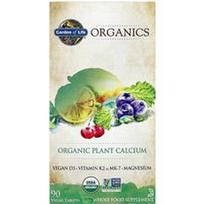 Garden of Life, Ekologiški, ekologiškas augalinis kalcis, 90 veganiškų tablečių