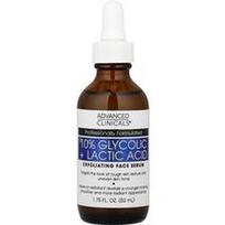 Advanced Clinicals, 10 % glikolio ir pieno rūgšties serumas, 52 ml (1,75 fl oz)