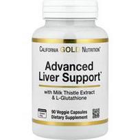 California Gold Nutrition, Išplėstinė kepenų palaikymas su pieno erškėčių ekstraktu, L-glutationu, alfa lipoine rūgštimi ir vynuogių sėklų ekstraktu, 90 daržovių kapsulių