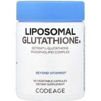 Codeage, Liposominis glutationas, 60 augalinių kapsulių (250 mg vienoje kapsulėje)