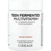 Codeage, Paauglių fermentuotas multivitaminas+, 60 kapsulių