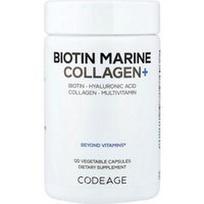 Codeage, Biotinas Jūrinis kolagenas+, 120 augalinių kapsulių