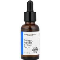 California Gold Nutrition, Kolageno, peptidų ir medaus serumas, 1 fl oz (30 ml)