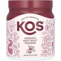 KOS, Ekologiški burokėlių šaknų milteliai, 12.7 uncijos (360 g)