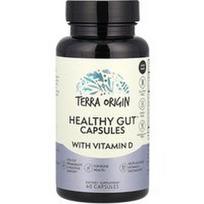 Terra Origin, Sveiko žarnyno™ kapsulės su vitaminu D, 60 kapsulių