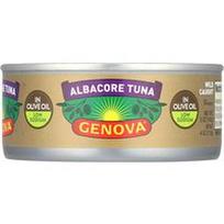 Genova, Ilgapelekis tunas alyvuogių aliejuje, mažai natrio, 5 uncijos (142 g)