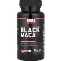 Force Factor, serija „Fundamentals“, juodoji maca, 60 kapsulių