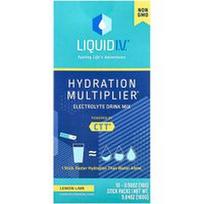 Liquid I.V., Hidratacijos daugiklis®, elektrolitų gėrimų mišinys, citrinų kalkės, 10 lazdelių pakuočių, po 0.56 uncijos (16 g)