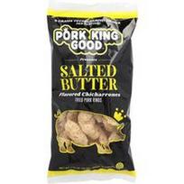 Pork King Good, Aromatizuoti chicharrones, sūdytas sviestas, 1.75 uncijos (49.5 g)