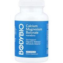 BodyBio, Kalcio magnio butiratas, 100 kapsulių