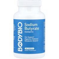 BodyBio, Natrio butiratas, 100 kapsulių