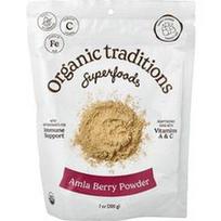 Organic Traditions, Supermaistas, amlos uogų milteliai, 200 g