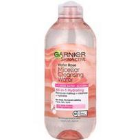Garnier, SkinActive, vandens rožių micelinis valomasis vanduo su rožių vandeniu + glicerinu, 13.5 fl oz (400 ml)