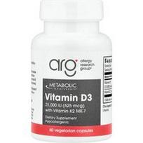 Metabolic Maintenance, Vitaminas D3 su vitaminu K2 MK-7, 60 vegetariškų kapsulių