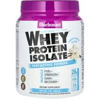 Bluebonnet Nutrition, Išrūgų baltymų izoliatas, prancūziška vanilė, 1 svaras (462 g)