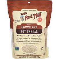 Bob's Red Mill, Kreminiai rudųjų ryžių karšti dribsniai, 26 uncijos (737 g)