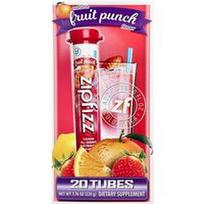 Zipfizz, Energetinių gėrimų mišinys, vaisių punšas, 20 tūbelių, po 0.39 uncijos (11 g)