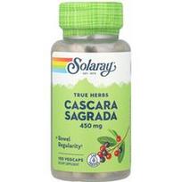 Solaray, Tikros žolės, Cascara Sagrada, 450 mg, 100 VegCaps