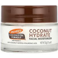 Palmer's, Kokosų aliejaus formulė® su vitaminu E, Coconut Hydrate veido drėkinamasis kremas, 1.7 oz (50 g)