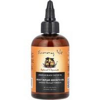 Sunny Isle, Jamaikos juodųjų ricinos aliejus, šaknų atstatymo augimo aliejus, 4 fl oz (118 ml)