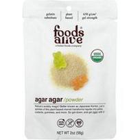Foods Alive, Agaro agaro milteliai, 2 uncijos (56 g)