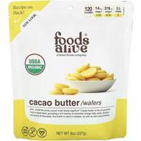 Foods Alive, Kakavos sviesto vafliai, 8 uncijos (227 g)