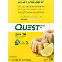 Quest Nutrition, Baltymų batonėlis, citrinų pyragas, 12 batonėlių, po 2.12 uncijos (60 g)