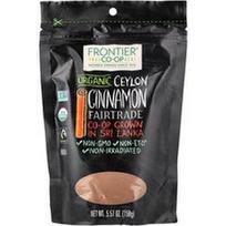 Frontier Co-op, Ekologiškas sąžiningos prekybos Ceilono cinamonas, 5.57 uncijos (158 g)
