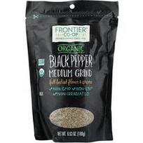 Frontier Co-op, Ekologiški juodieji pipirai, vidutiniškai malti, 6.63 uncijos (188 g)