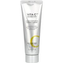 Missha, Vita C Plus askorbo rūgštis, skaidrus veido putojantis prausiklis, 4.05 fl oz (120 ml)