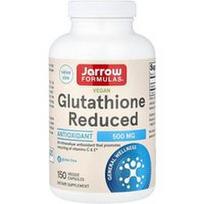 Jarrow Formulas, Veganiškas redukuotas glutationas, 500 mg, 150 augalinių kapsulių