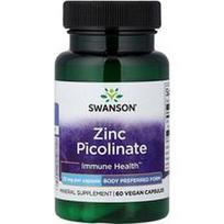 Swanson Vitamins, Cinko pikolinatas, 22 mg, 60 veganiškų kapsulių