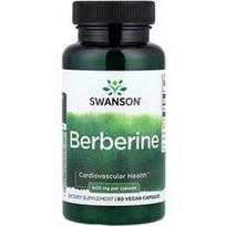 Swanson Vitamins, Berberinas, 400 mg, 60 veganiškų kapsulių