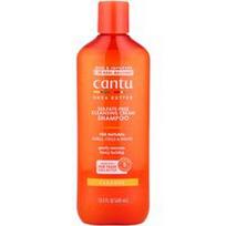 Cantu, Taukmedžio sviestas, valomasis kreminis šampūnas be sulfatų, natūralioms garbanoms, ritėms ir bangoms, 13.5 fl oz (400 ml)