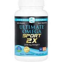 Nordic Naturals, Ultimate Omega Sport 2x, 60 minkštų gelių (1 075 mg vienam minkštam geliui)
