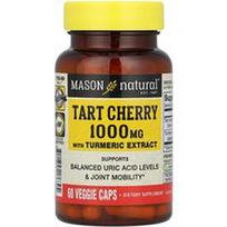 Mason Natural, Vyšnia su ciberžolės ekstraktu, 1 000 mg, 60 daržovių dangtelių