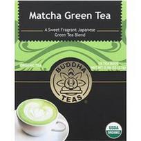Buddha Teas, Ekologiška arbata, Matcha Green, 18 arbatos maišelių, 0.96 oz (27 g)