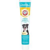 Arm & Hammer, Gaivus kvapas, fermentinė dantų pasta šunims, vanilinis imbieras, 2,5 uncijos (67,5 g)