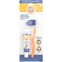 Arm & Hammer, Dantų akmenų kontrolė, dantų dresūros rinkinys šuniukams, vanilinis imbieras, 4 dalių rinkinys