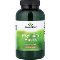 Swanson Vitamins, Psyllium lukštai, 610 mg, 300 veganiškų kapsulių
